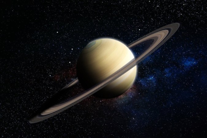 Saturno é o planeta que representa a responsabilidade (Imagem: Beyond Space | Shutterstock) -  (crédito: EdiCase)