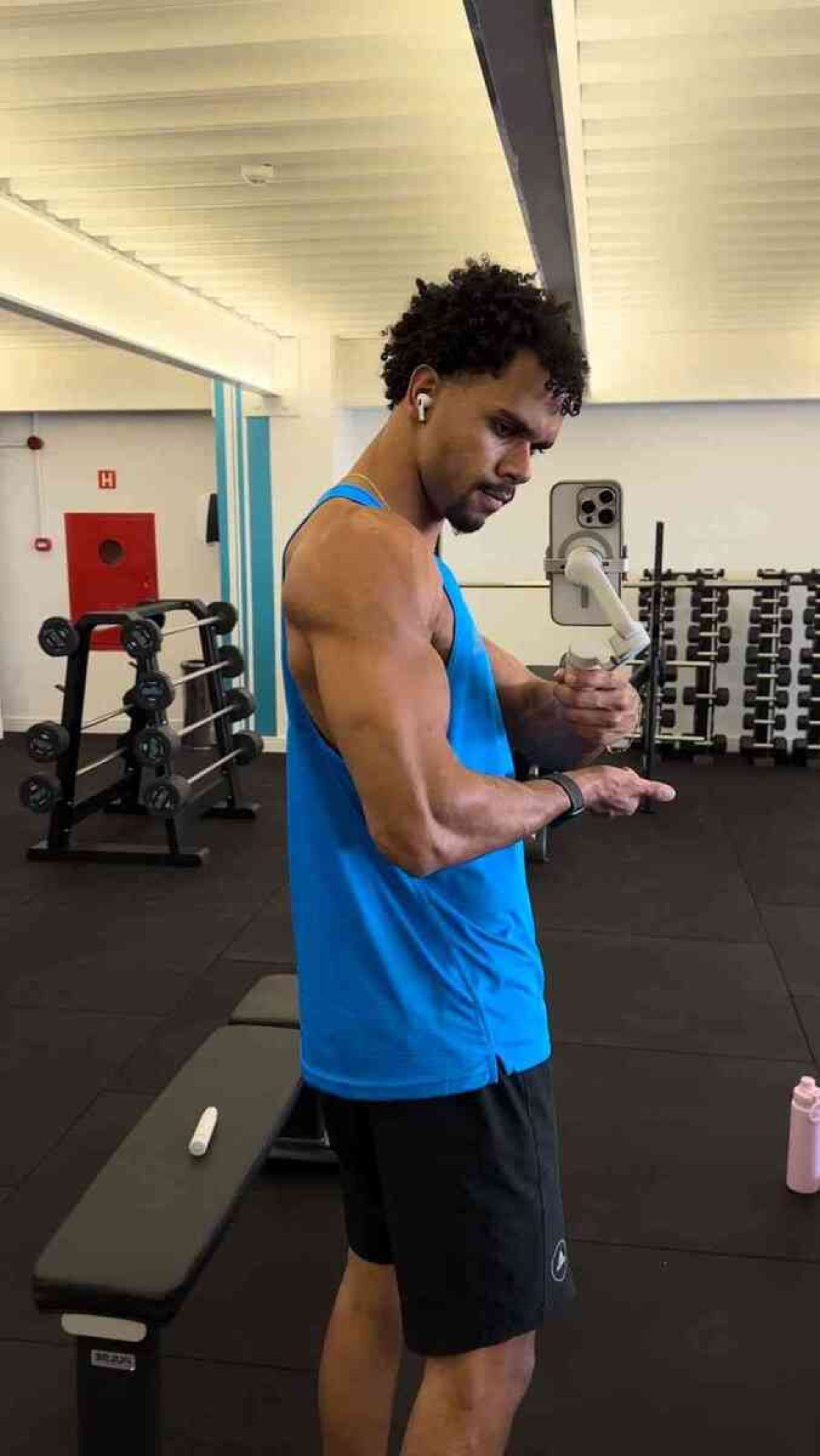 Emanuel Lucena costuma usar suplementos há cerca de 4 anos