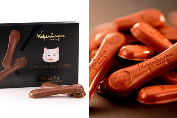 Os chocolates em forma oblonga são comercializados no mundo desde o século XIX, designados por expressões que fazem referência ao seu formato -  (crédito: Kopenhagen/Divulgação)