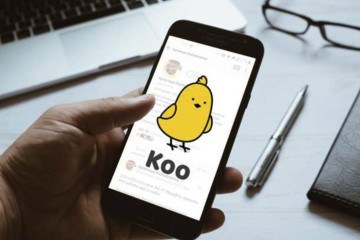 A rede social Koo, que surgiu como uma concorrente do Twitter e rendeu muitas piadas entre os brasileiros no fim de 2022, vai encerrar suas atividades. -  (crédito: Reprodução/Koo)