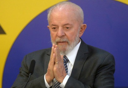 O presidente  Luiz Inácio Lula da Silva celebrou o prognóstico de vitória da esquerda na eleição legislativa na França  -  (crédito:  Ed Alves/CB/DA.Press)