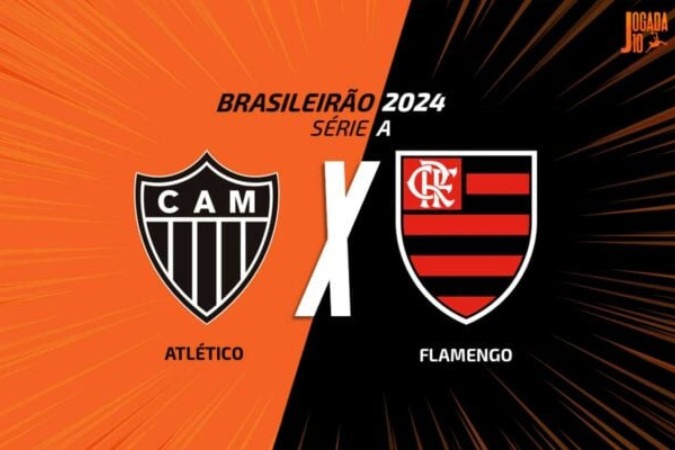 Atlético x Flamengo -  (crédito: Foto: Arte Jogada10)