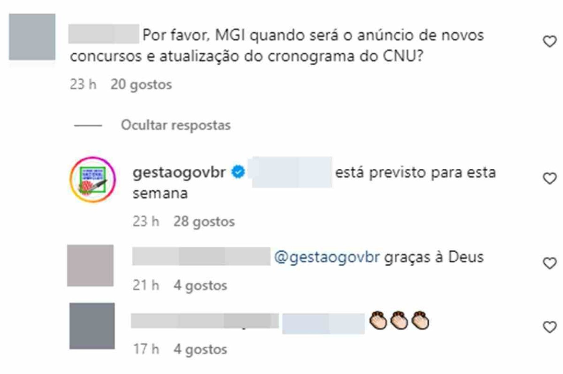 MGI afirmou que as novas autoriza&ccedil;&otilde;es ocorrer&atilde;o nesta semana