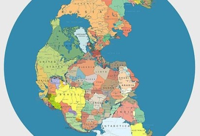Há milhões de anos, todos os continentes formavam um único continente chamado Pangeia -  (crédito: Massimo Pietrobon WIKIMEDIA COMMONS )