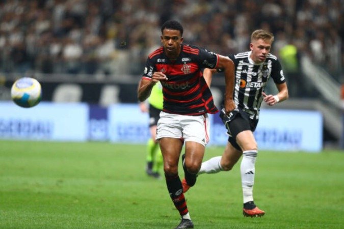 Corre atrás! Flamengo passa o rodo no Atlético  -  (crédito: Foto: Gilvan de Souza/Flamengo)
