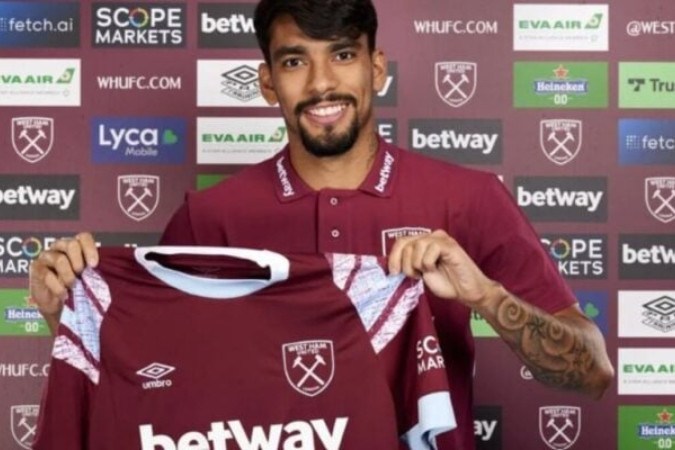 West Ham aceita negociar Lucas Paquetá apenas em definitivo -  (crédito: Foto: Divulgação/West Ham)