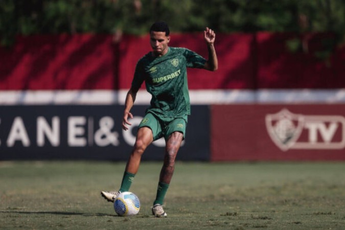 Alexsander quer apoio da torcida em jogo contra o Inter, no Maracanã -  (crédito:  Lucas Mercon)