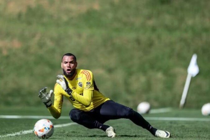 Everson, goleiro do Atlético -  (crédito: Foto: Pedro Souza / Atlético-MG)