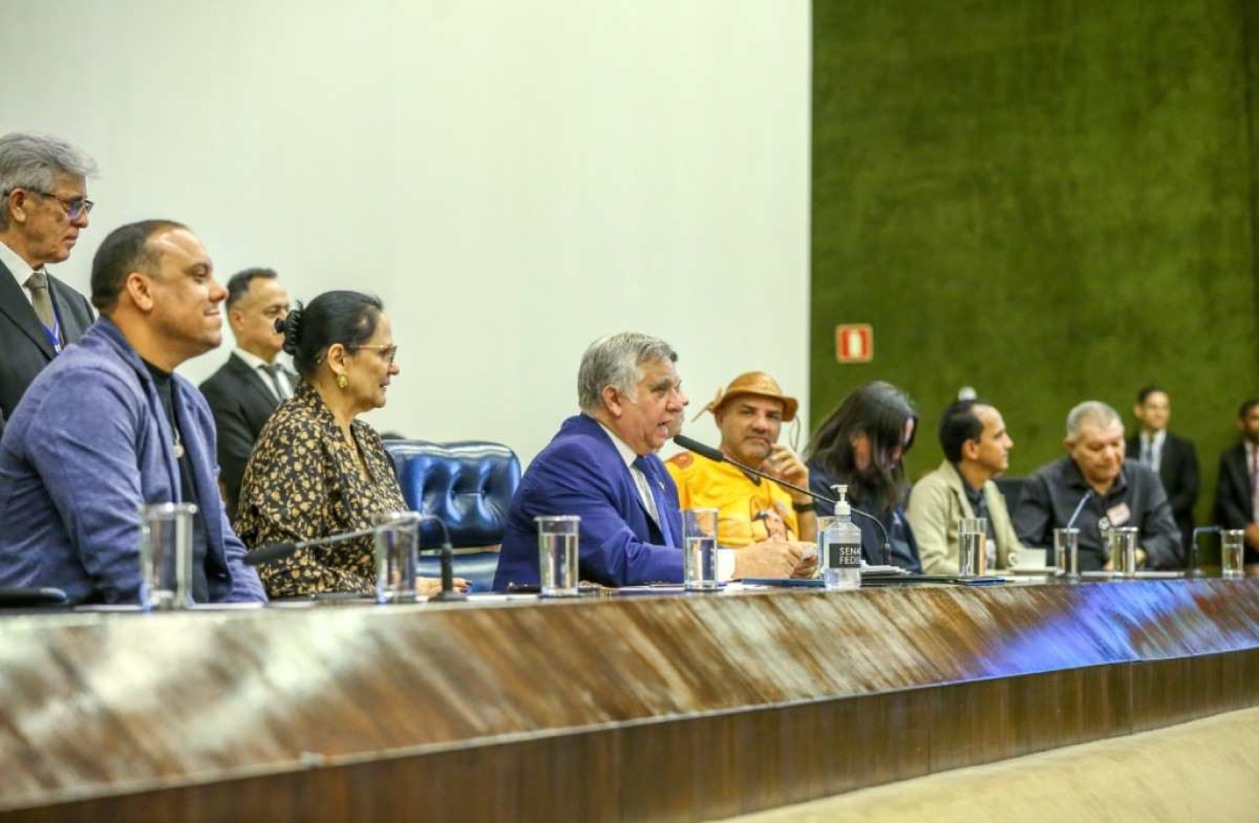 Quadrilhas juninas são homenageadas no Senado Federal. 