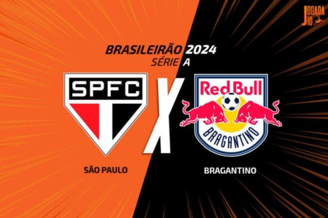 São Paulo e RB Bragantino duelam no MorumBIS -  (crédito: Foto: Arte/Jogada10)
