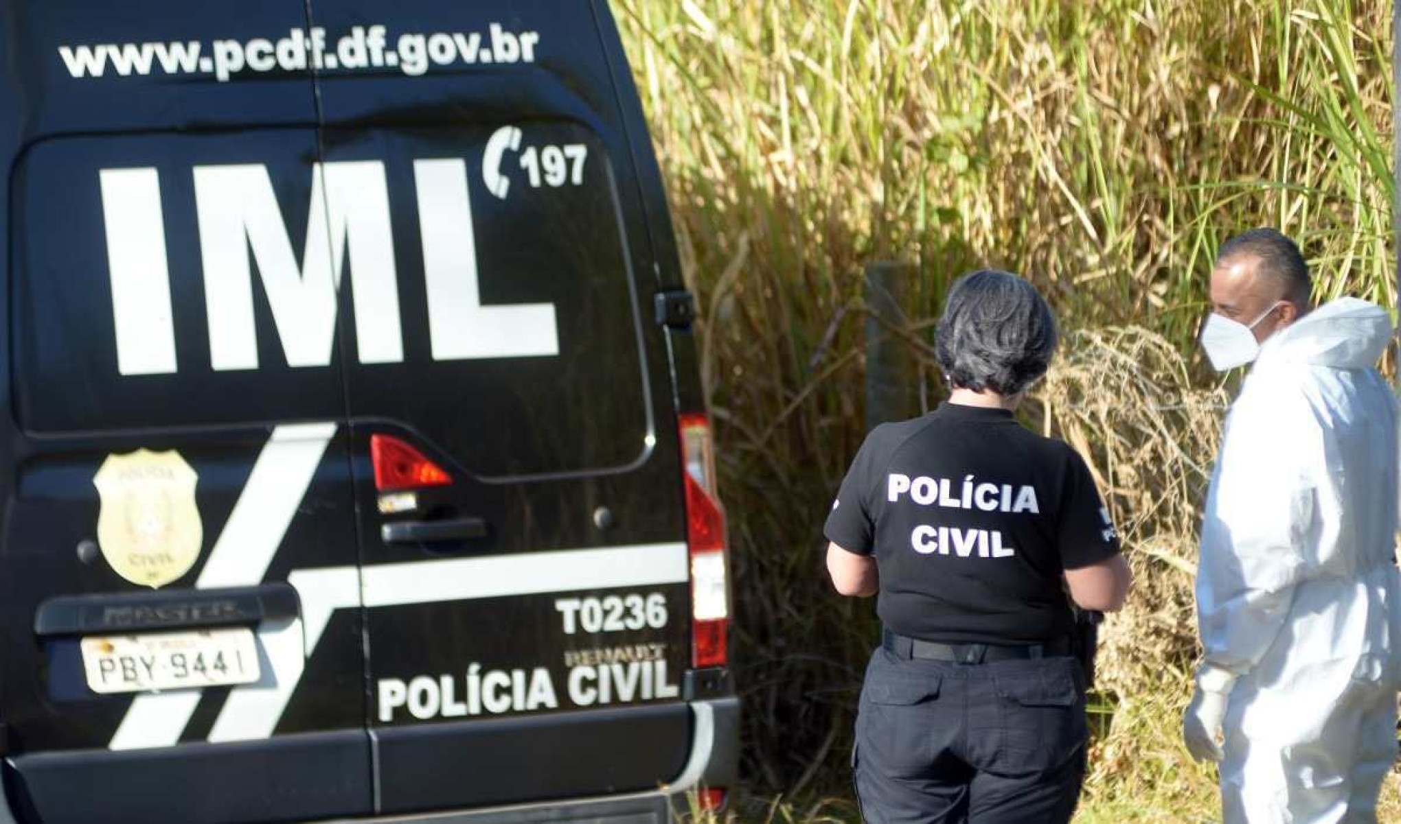  06/07/2024 Credito: Ed Alves/CB/DA.Press. Cidades. Corpo Encontrado matagal na Granja do Torto. 