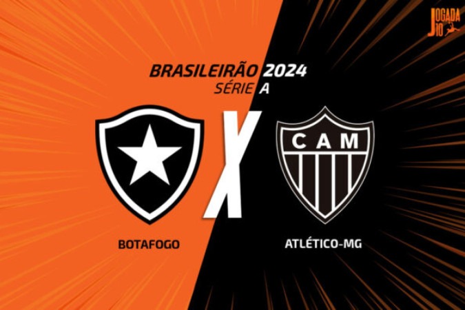 Botafogo e Atético-MG se enfrentam no Colosso do Subúrbio  -  (crédito: Foto: Arte/Jogada10)