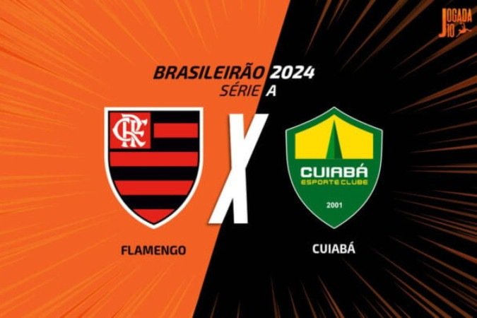 Flamengo x Cuiabá -  (crédito: Foto: Arte Jogada10)
