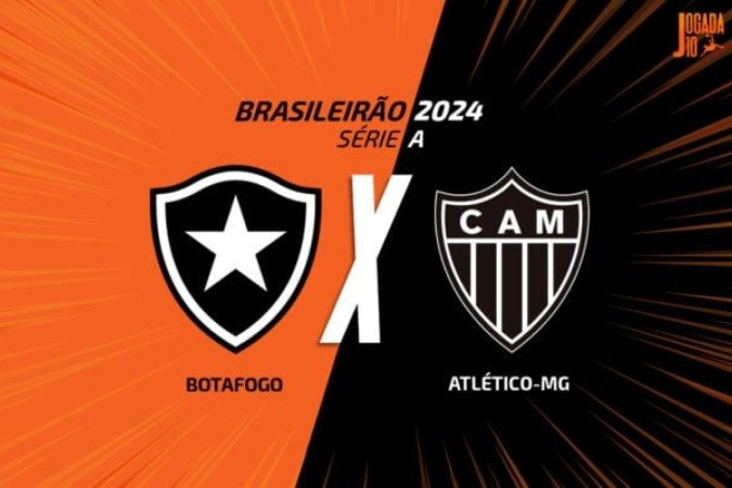 Botafogo x Atlético-MG -  (crédito: Foto: Arte Jogada10)