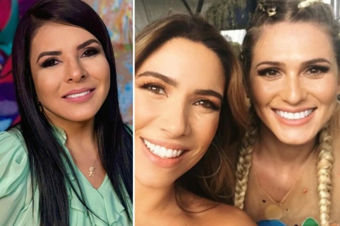 Mara Maravilha, Patrícia Abravanel e Lívia Andrade -  (crédito: Reprodução/Instagram)