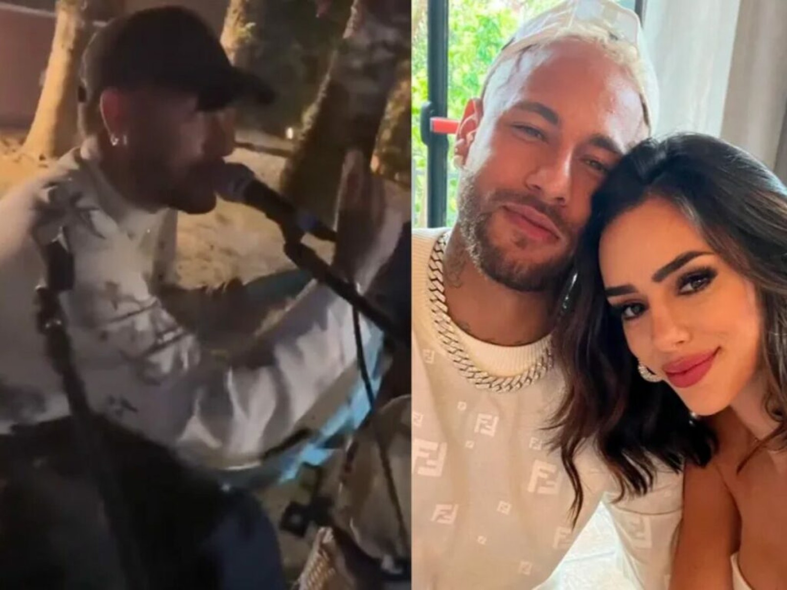 Neymar canta música sobre reconciliação para Bruna Biancardi