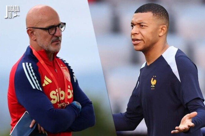 Técnico da Espanha, Luis de La Fuente, durante treino da equipe na Eurocopa - (crédito: Marcelo Caitano) Técnico da Espanha, Luis de La Fuente, durante treino da equipe na Eurocopa - (crédito: Marcelo Caitano)