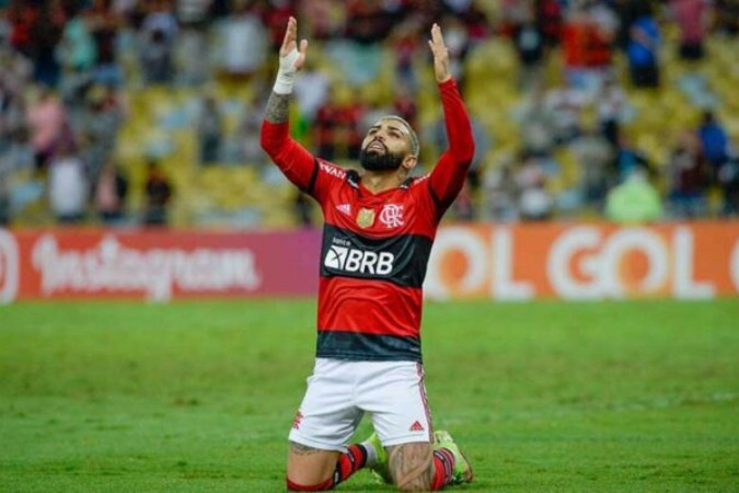 Gabigol não está nos planos do Cruzeiro  -  (crédito: Foto: Marcelo Cortes/Flamengo)