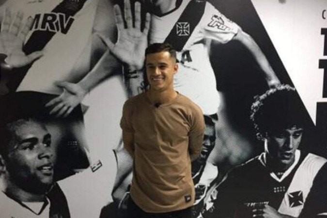 Coutinho muito do Vasco -  (crédito: Fonte: Twitter oficial do Vasco)