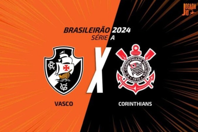 No duelo de interinos, Vasco busca encerrar jejum contra o Corinthians -  (crédito: Arte: Jogada 10)