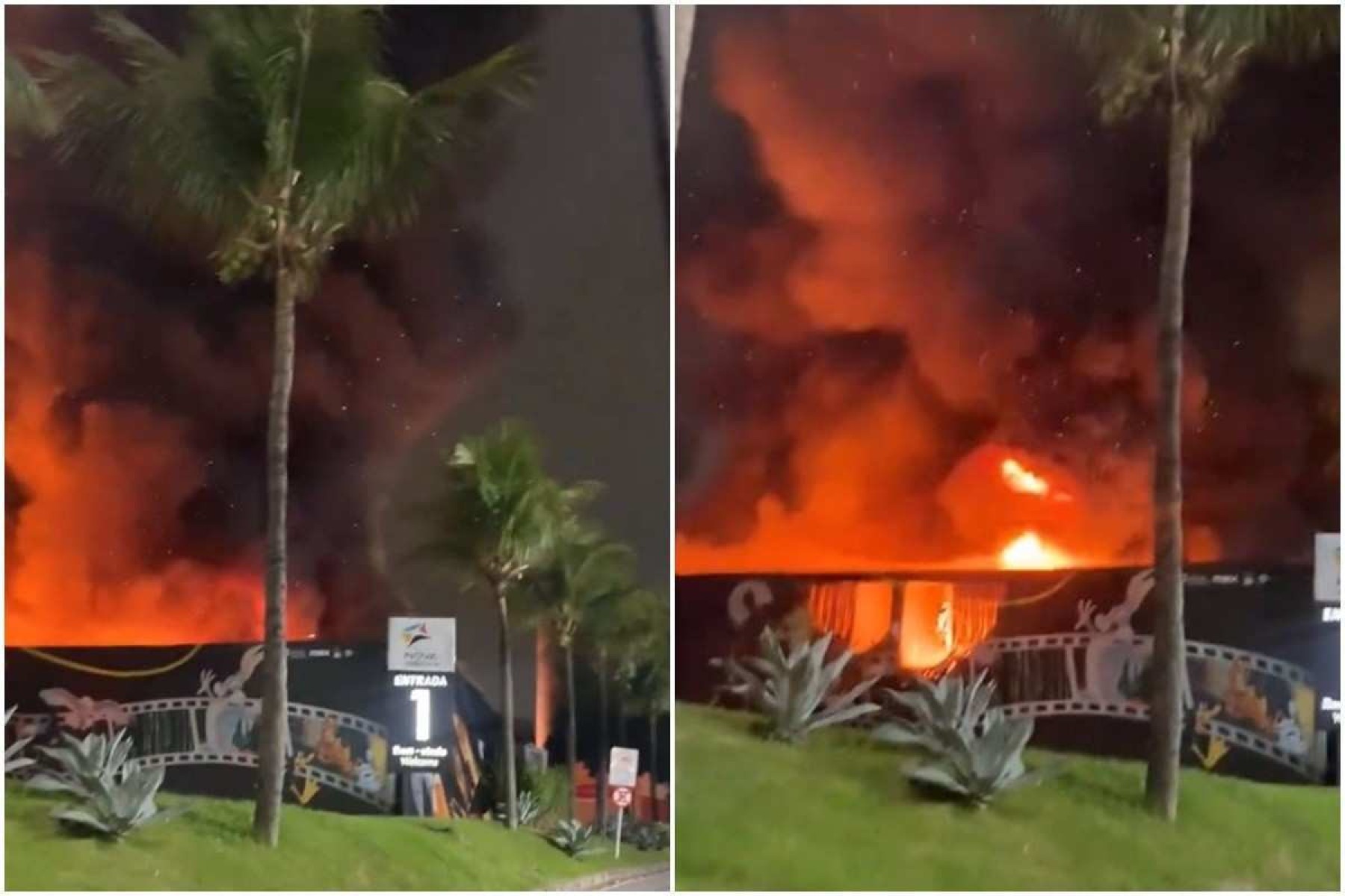 Incêndio destrói exposição da Warner Bros em shopping no RJ; veja vídeo
