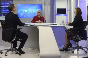 Secretária de Educação do DF, Hélvia Paranaguá, no CB.Poder -  (crédito:  Marcelo Ferreira/CB/D.A Press)