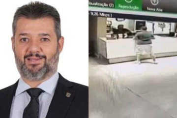 Bruno Resende Rabello, servidor da Advocacia-Geral do Estado (AGE-MG), é suspeito de agredir uma caixa de cinema do Diamond Mall, em BH
 -  (crédito: Reprodução/Redes Sociais)