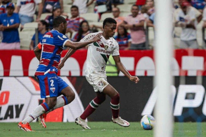 Fluminense perdeu para o Fortaleza, no Castelão, pelo Brasileirão  -  (crédito: - Foto: Lucas Merçon/Fluminense)