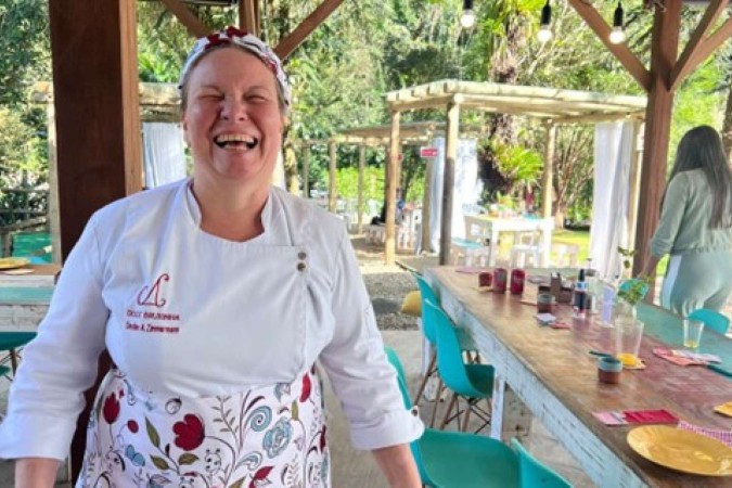 A elegante cozinha rural da chef Denise Zimmermann, a Doce Bruxinha de Joinville -  (crédito: Uai Turismo)