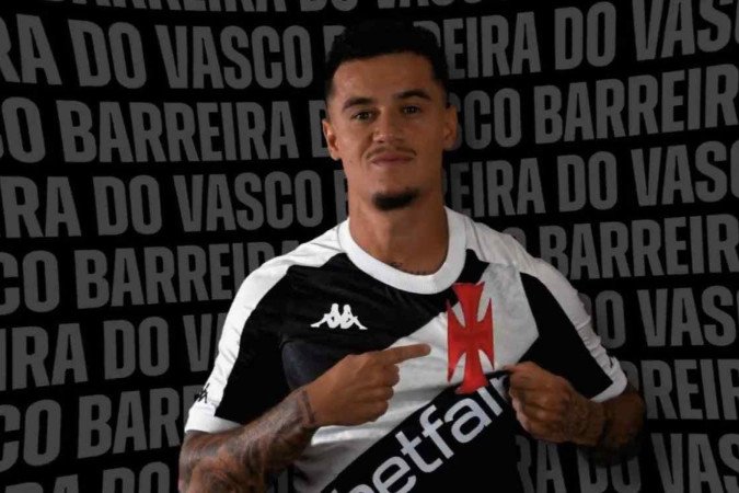 Anúncio da contratação de Philippe Coutinho agitou a internet na manhã desta quarta -  (crédito: Reprodução/Vasco)