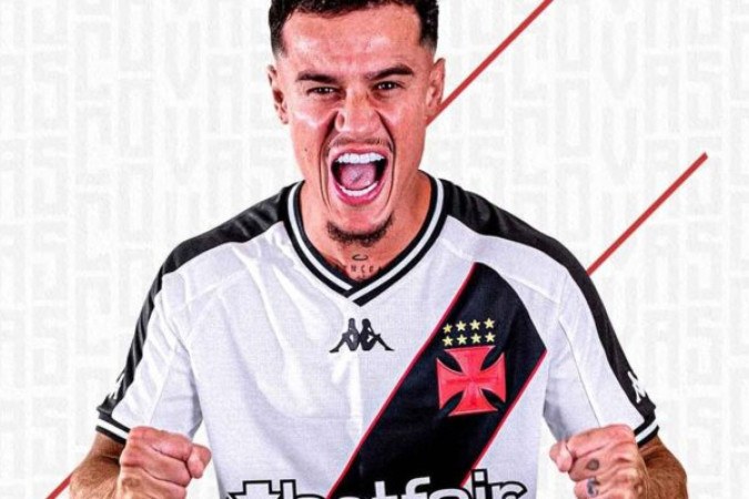 Philippe Coutinho é o novo reforço do Vasco -  (crédito: Foto Leandro Amorim/Vasco)