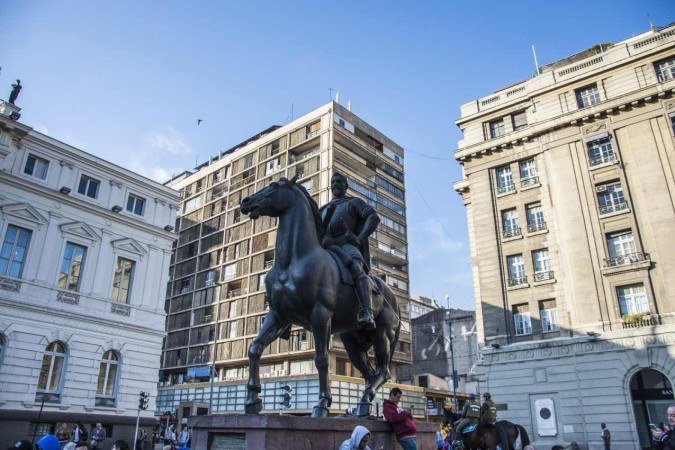  2024 CrÃ©dito: DivulgaÃ§Ã£o.  Chile. Plaza de Armas