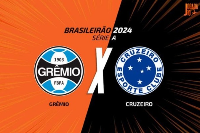 Grêmio x Cruzeiro -  (crédito: Foto: Arte Jogada10)