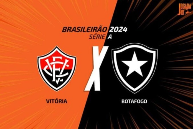 Vitória e Botafogo vão jogar bem tarde, na quinta-feira -  (crédito: Foto: Arte/Jogada10)