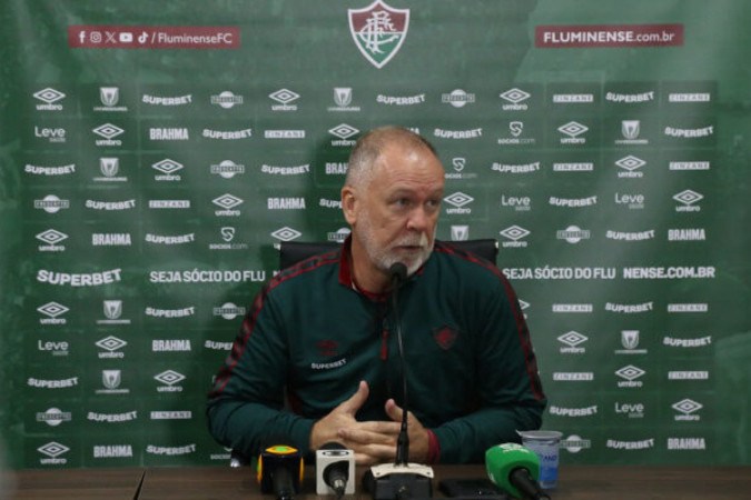 Mano Menezes acredita em recuperação do Flu -  (crédito:  MARCELO GONCALVES / FLUMINENSE)