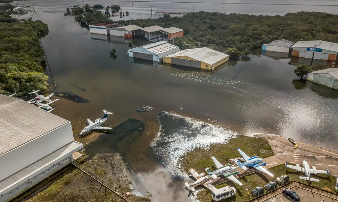 Base Aérea de Canoas funcionará 24 horas por dia -  (crédito: EBC)