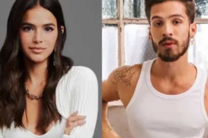 Bruna Marquezine e João Guilherme  -  (crédito: Redes Sociais)