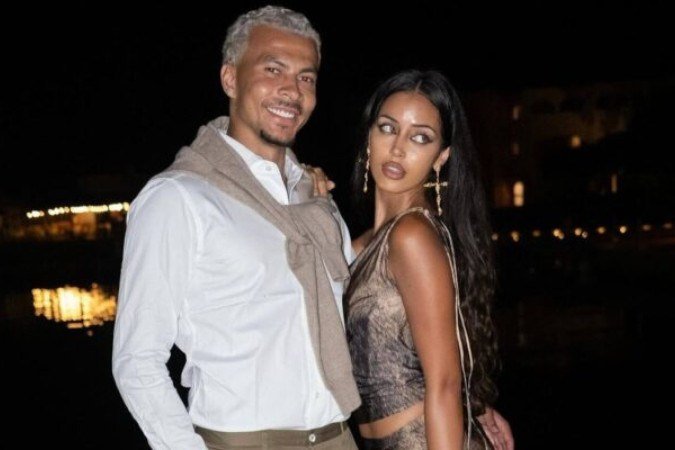 Dele Alli e Cindy Kimberly curtem momento de lazer -  (crédito: Foto: Reprodução / Instagram)
