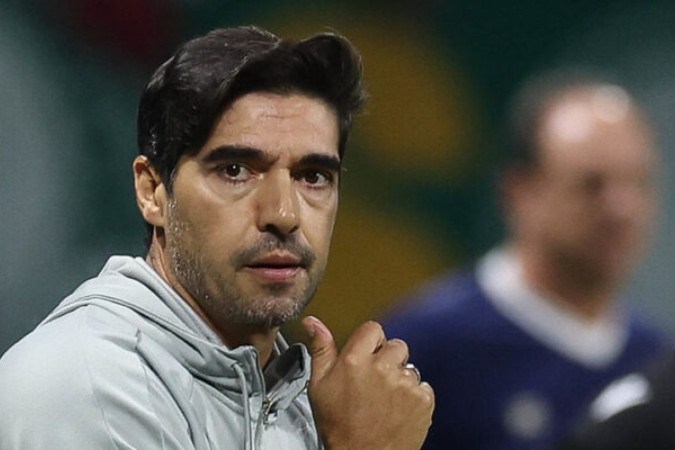 Abel Ferreira analisa as ações do Palmeiras no mercado da bola -  (crédito: Foto: Cesar Greco/Palmeiras/by Canon)