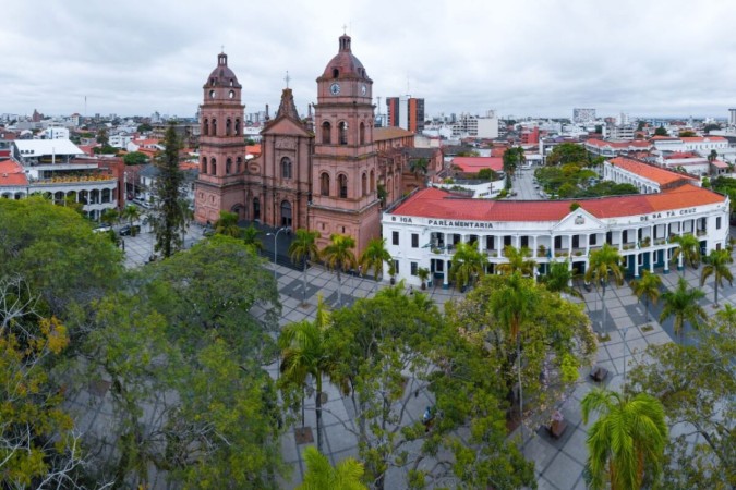 Santa Cruz de La Sierra foge bastante daquele cenário típico boliviano (Imagem: Dudarev Mikhail | Shutterstock) -  (crédito: Edicase)