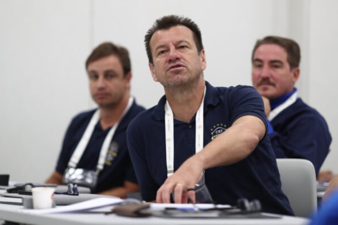 Dunga durante curso da CBF -  (crédito: Foto: Lucas Figueiredo / CBF)