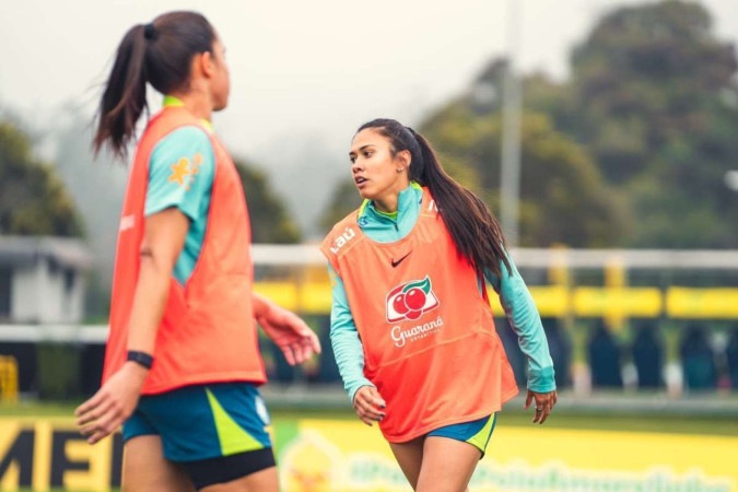 As jogadoras se apresentaram na Granja Comary a partir de 4 de julho. -  (crédito: CBF)