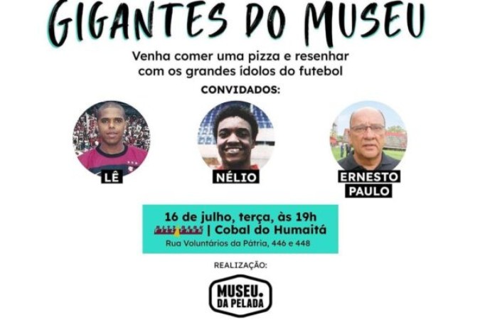 Evento do Museu da Pelada -  (crédito: Foto: Divulgação/Museu da Pelada)