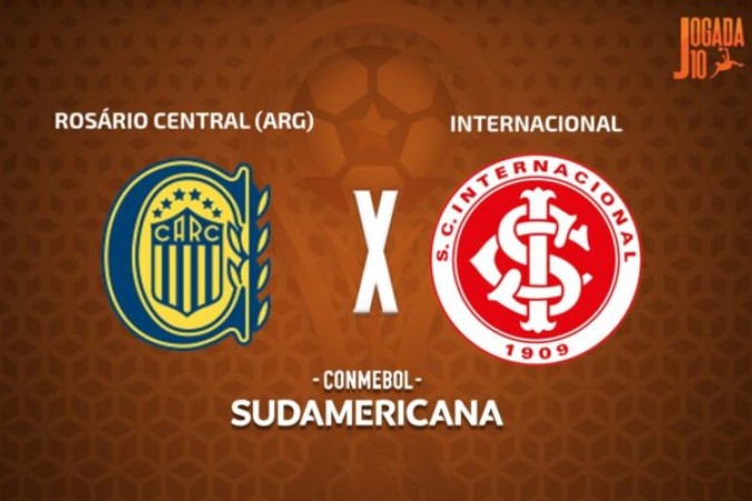 Rosario Central e Inter duelam pela Sul-Americana -  (crédito: Arte: Jogada10)