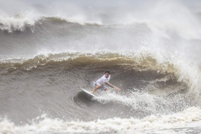 O surfista Gabriel Medina foi um dos listados como possíveis medalhistas de ouro brasileiro -  (crédito: Jonne Roriz/COB)