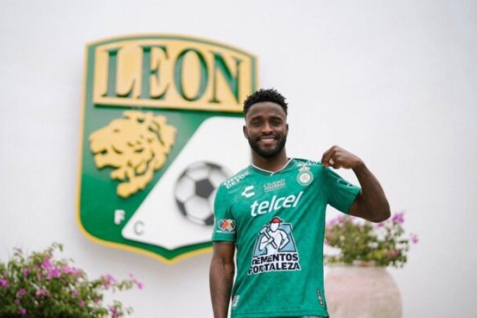 Stiven Mendoza apresentado pelo León, do México - Foto: Divulgação / Leon -  (crédito: Divulgação / Leon)