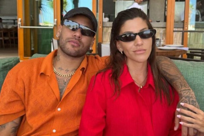 Registro de Neymar e Natalia Beciu que viralizou -  (crédito: Foto: Reprodução / Instagram)