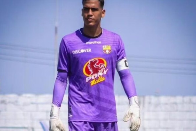 Justin Cornejo, com a camisa do Barcelona de Guayaquil -  (crédito: Foto: Reprodução/Instagram)