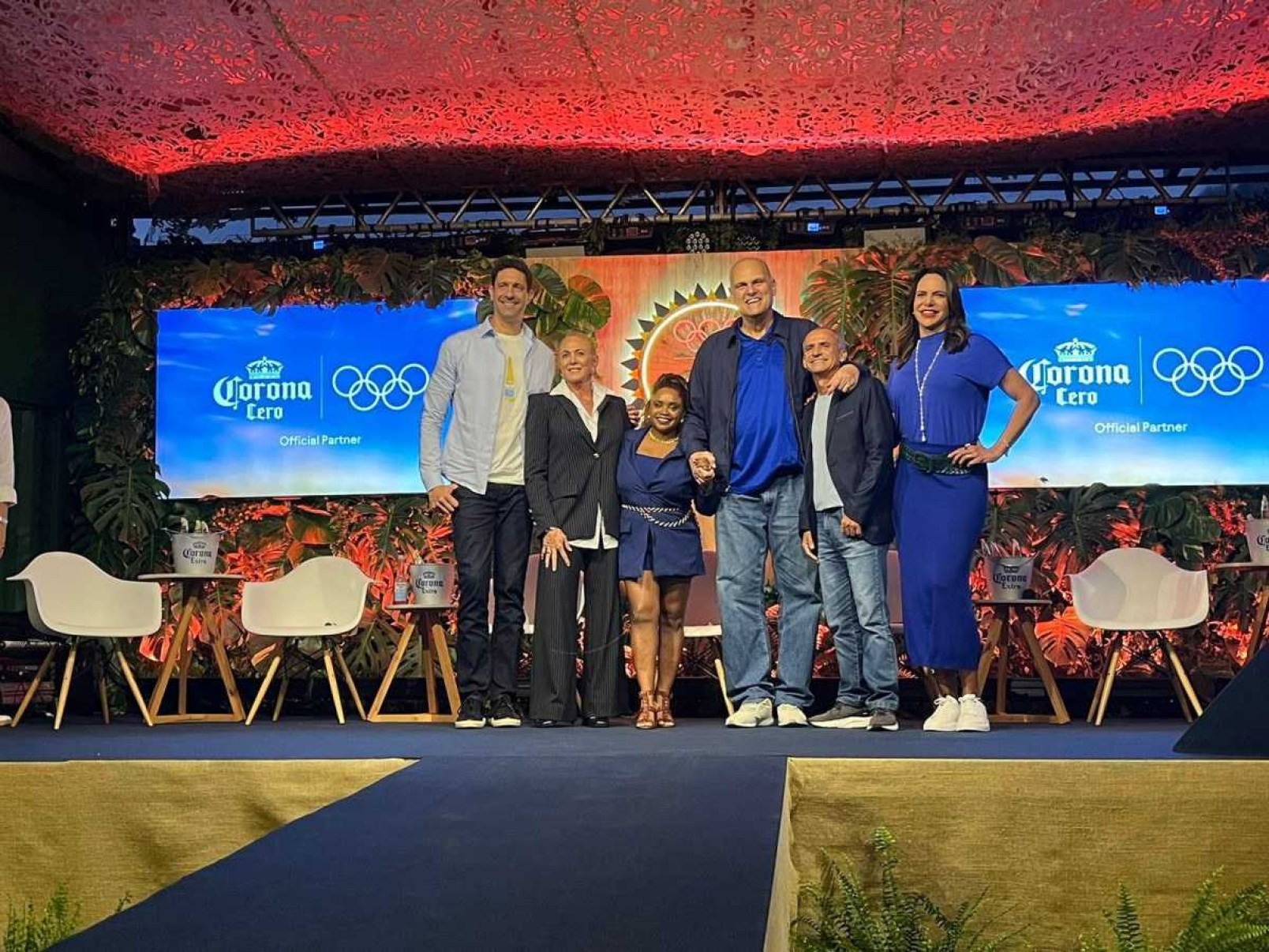 Lendas olímpicas do Brasil são homenageadas pela Corona Cero 