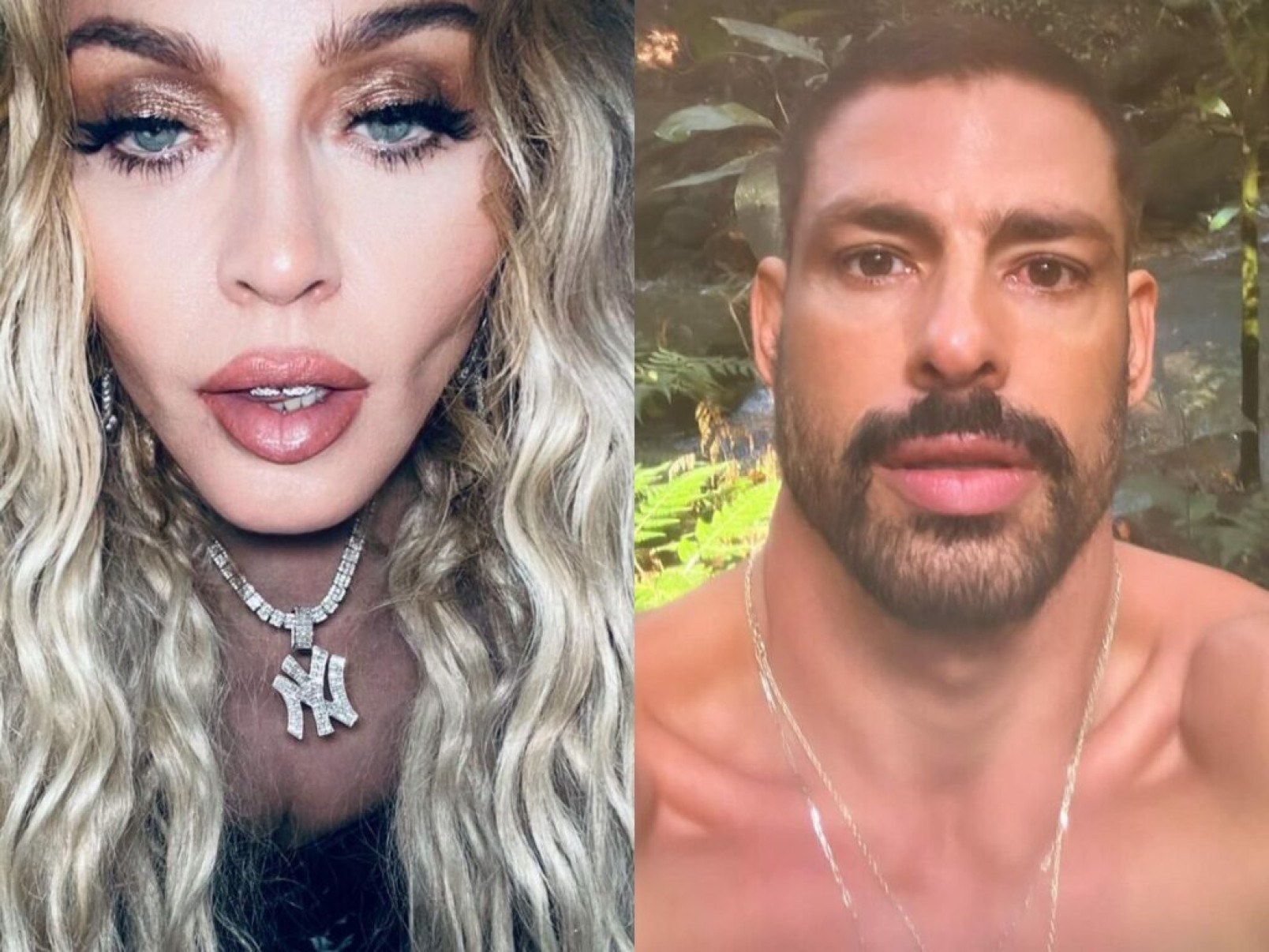 Madonna é vítima de etarismo após seguir Cauã Reymond em rede social